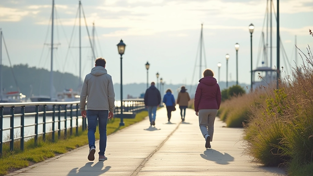 Aastaajad rannapromenaadil, kevad, suvi, sügis, talv