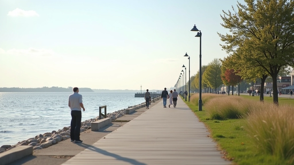 Pärnu rannapromenade erinevad jalutusrajad