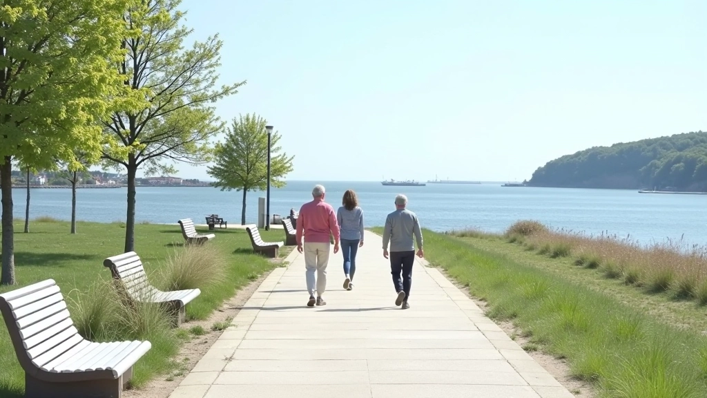 Pärnu rannapromenaad koos detailsete jalutusradade kirjeldusega